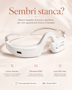 Device contorno occhi luce rossa 630nm anti-borse e segni di stanchezza