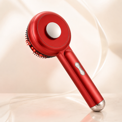 Scalp massager rituale relax cuoio capelluto con luce rossa terapeutica