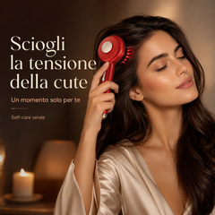 Massaggiatore cuoio capelluto cordless IPX7 waterproof per benessere cute