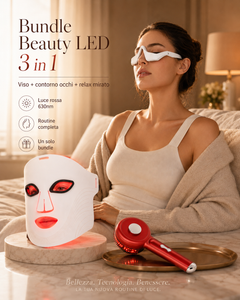 Kit Rituale Completo — Maschera LED + Massaggiatore Occhi + Scalp | nottesud